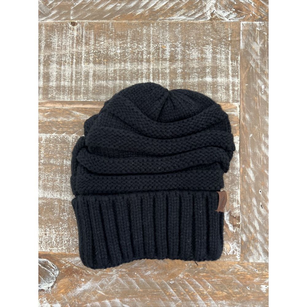 Hot item! CC Beanie Women's Knit Slouchy Thick Cap Hat Unisex Solid Color‎